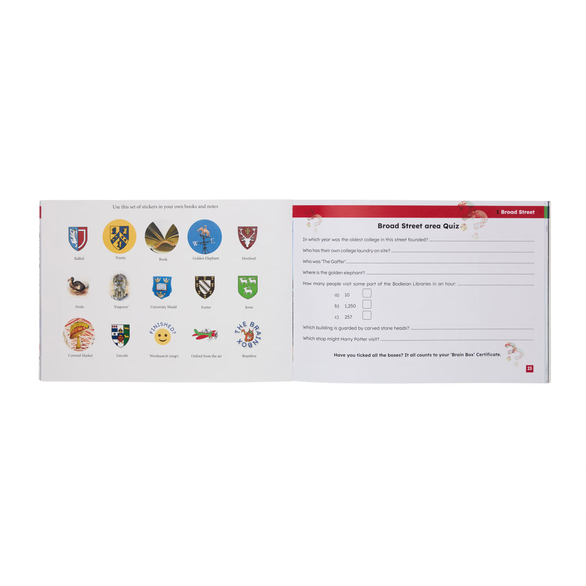 Oxford family guide and activity book