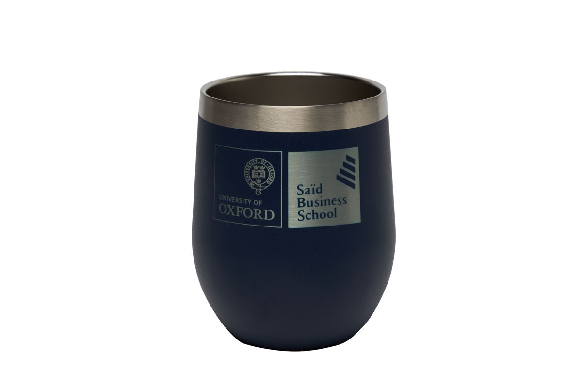 Blue Oxford Saïd thermal coffee cup
