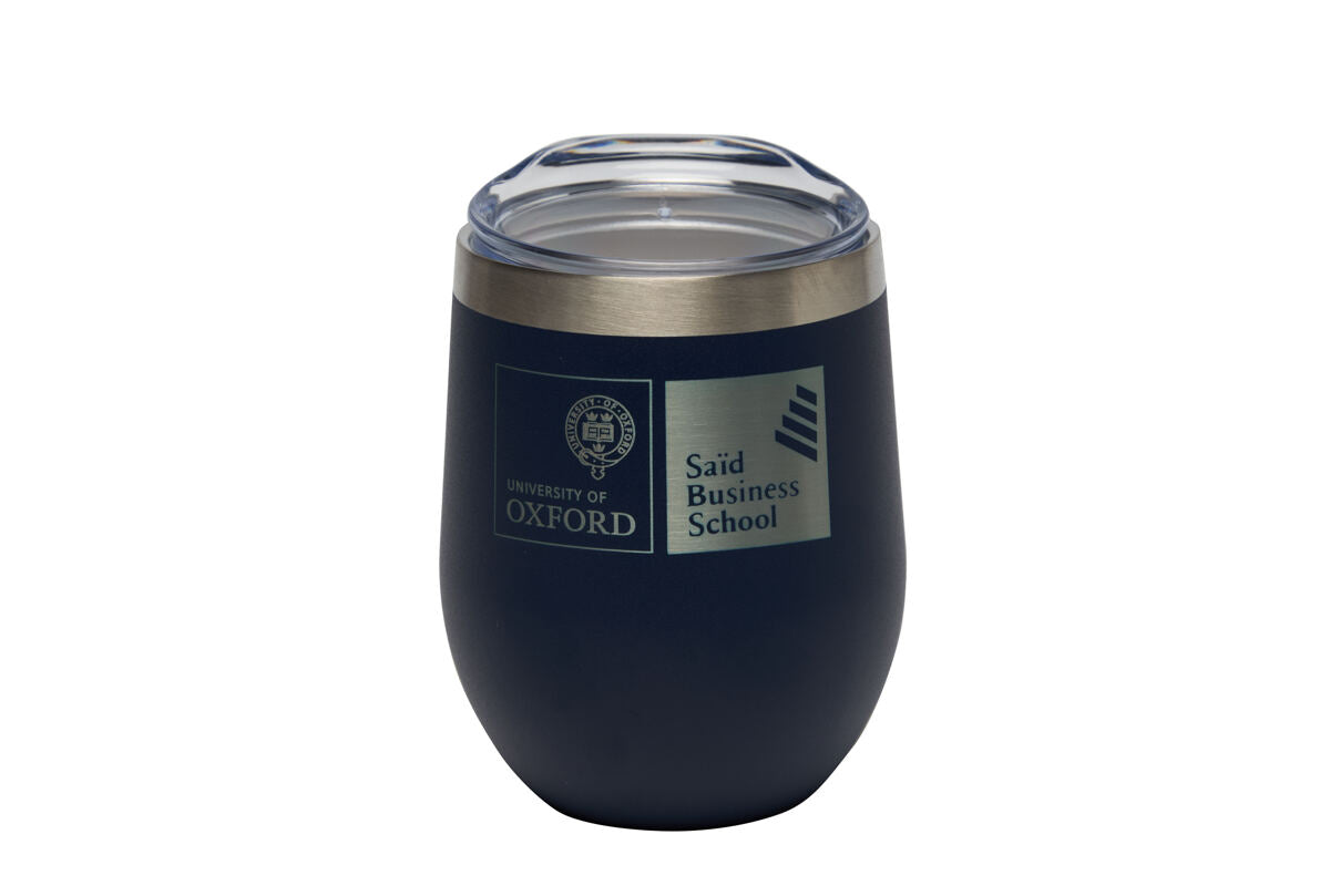 Blue Oxford Saïd thermal coffee cup