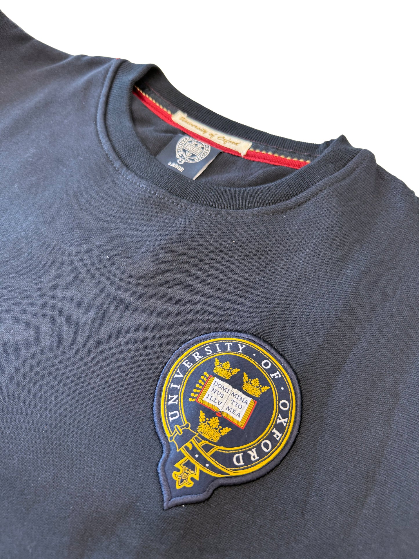 University of Oxford blue sweatshirt