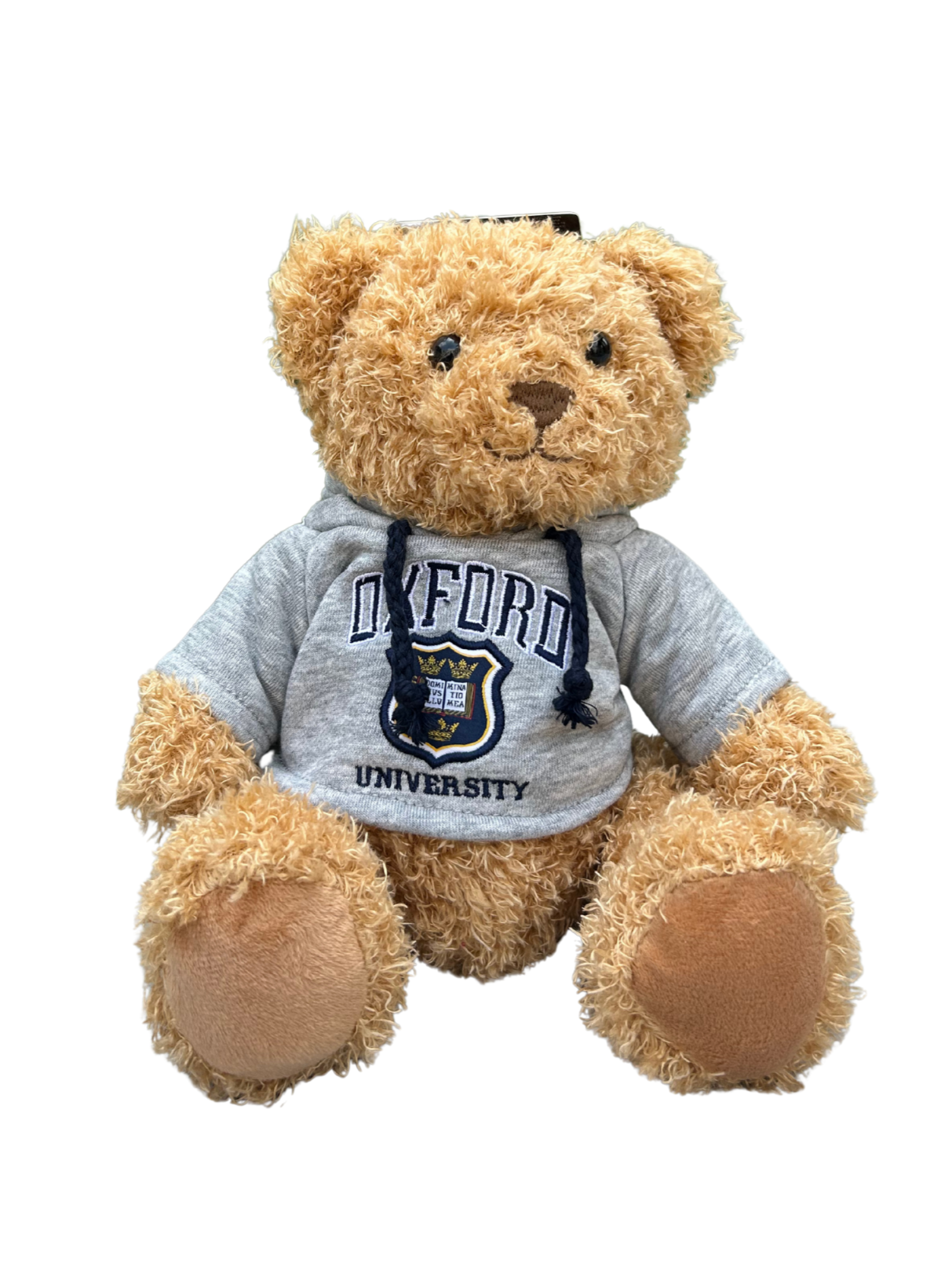 University of Oxford Shield Grey Hoodie Soft Toy Bear