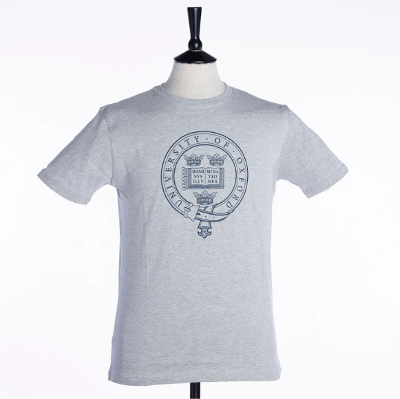 University of Oxford grey t-shirt