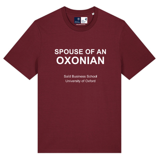 Burgundy Spouse of an Oxonian T-Shirt