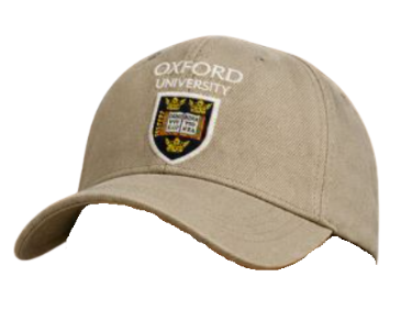 Oxford shield grey cap