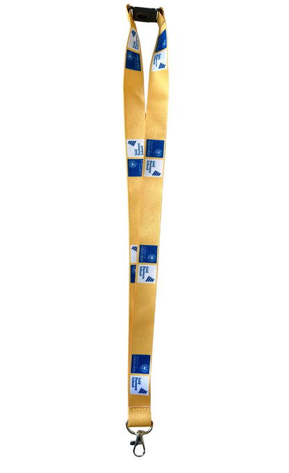 SBS yellow lanyard