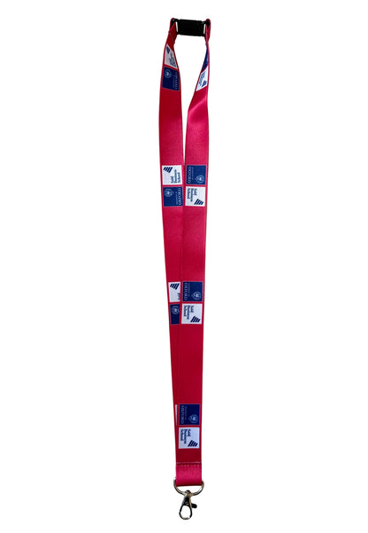 SBS red lanyard