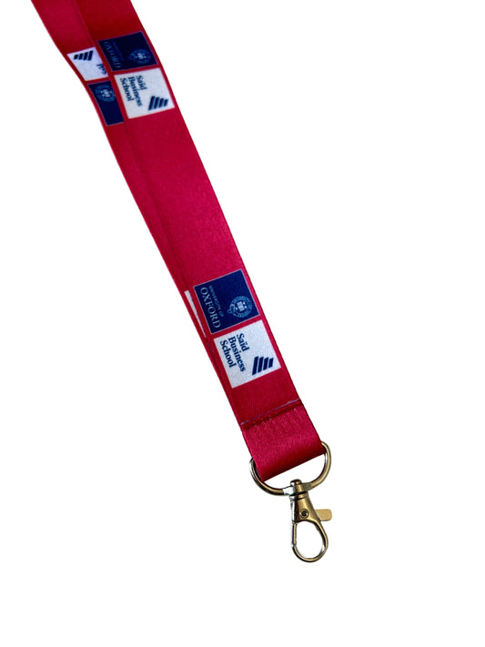 SBS red lanyard