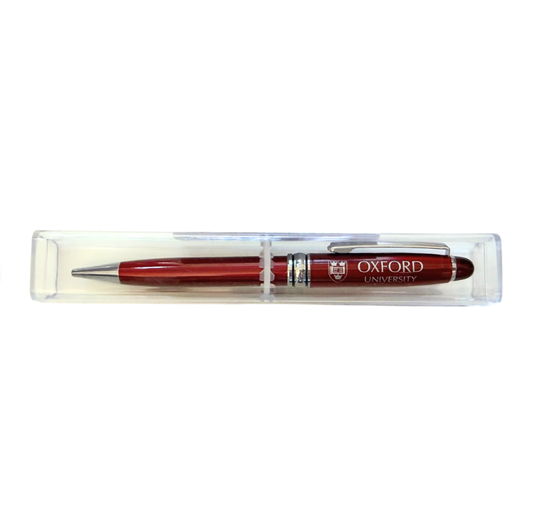 University of Oxford ballpoint pen with case