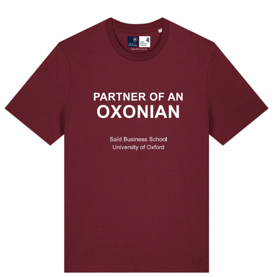 Burgundy Partner of an Oxonian T-Shirt