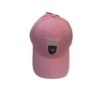 Oxford shield pink cap