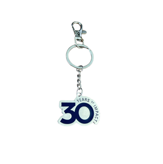 30th anniversary celebration keyring