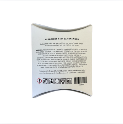 Bergamot and Sandalwood 8 wax melts