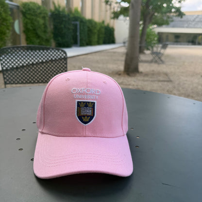 Oxford shield pink cap