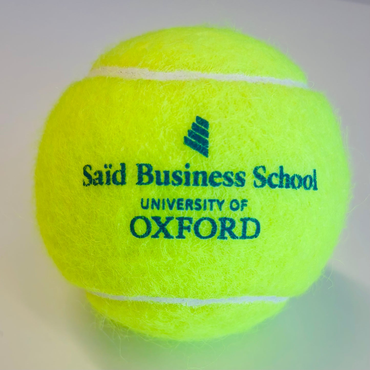 Yellow three pack branded tennis balls