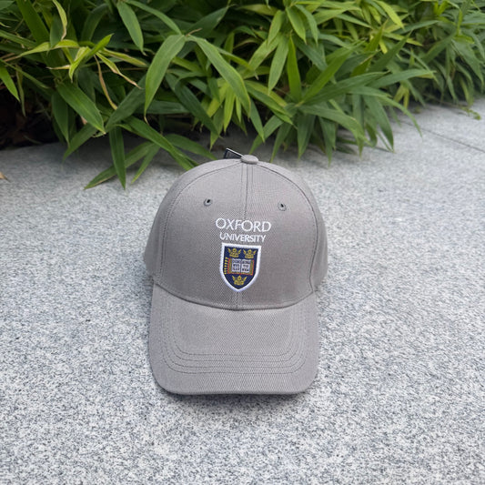 Oxford shield grey cap