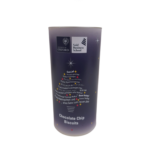 Festive chocolate chip biscuits